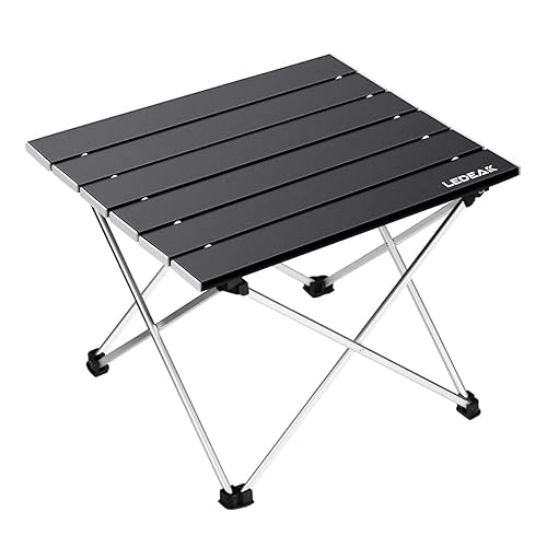 Table de Camping, Pliante Table Alliage d'aluminium Ultra-légère Portable avec