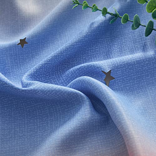 Image of XiDi Curtains for Bedroom Decor, Rainbow PinkGreyBlue-34-96