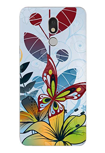 Decalrus - Protective Decal Floral Skin Sticker for LG Stylo 5 Cellphone case Cover wrap LGstylo5-170