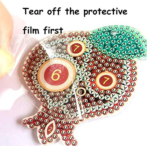 image for SuperDecor DIY Diamond Painting Keychain 5D Mosaic Making Full Drill S