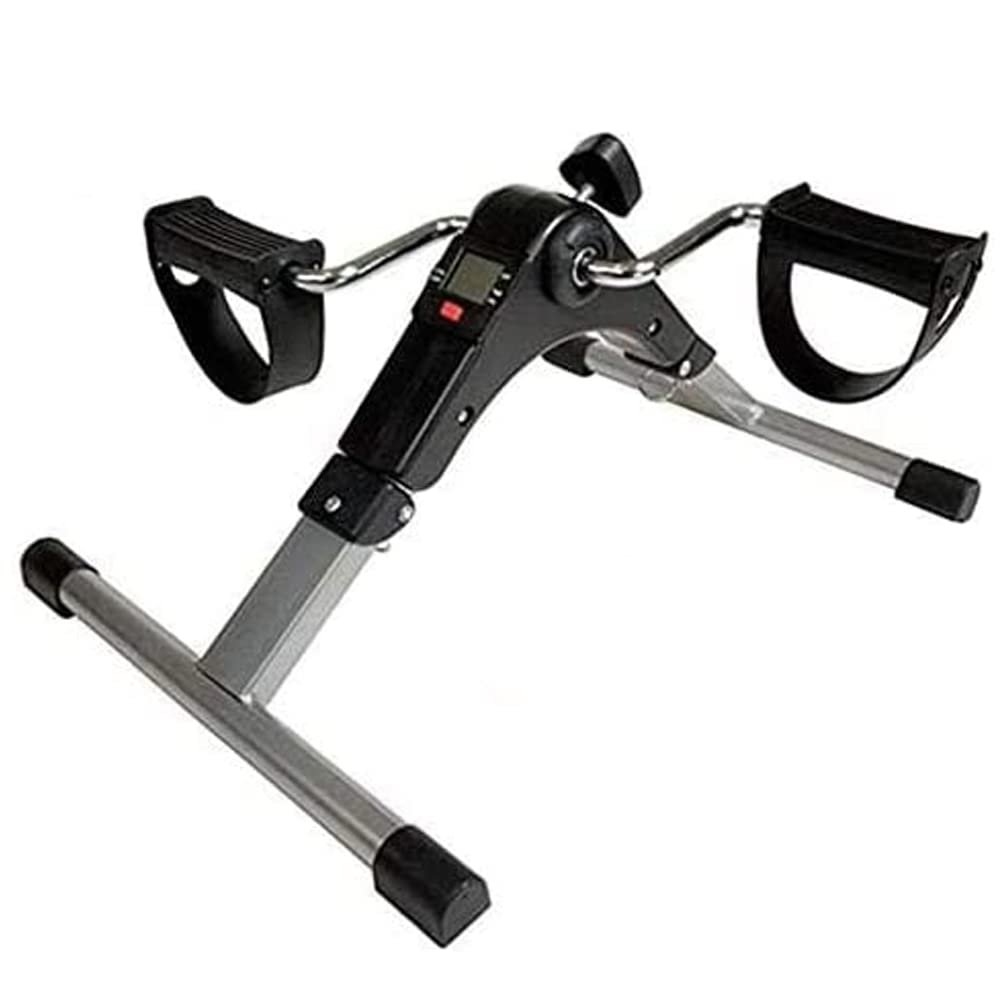 MAXSTRENGTH X Folding Fitness Pedal Stepper Exercise Machine LCD Display Indoor Cycling Bike Stepper with Adjustable Resistance For Home Office