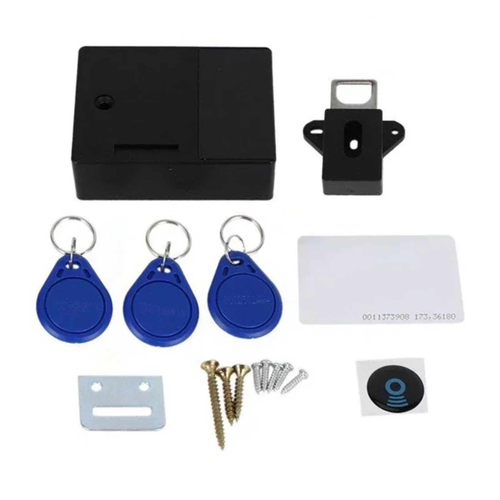 1 sztuk/5 sztuk niewidoczny zamek do szafki czujnik RFID inteligentne bezpieczeństwo szuflady Keyless zamki do szafek na dokumenty urządzenie zabezpieczające przed kradzieżą zamek do drzwi(1 Pcs)