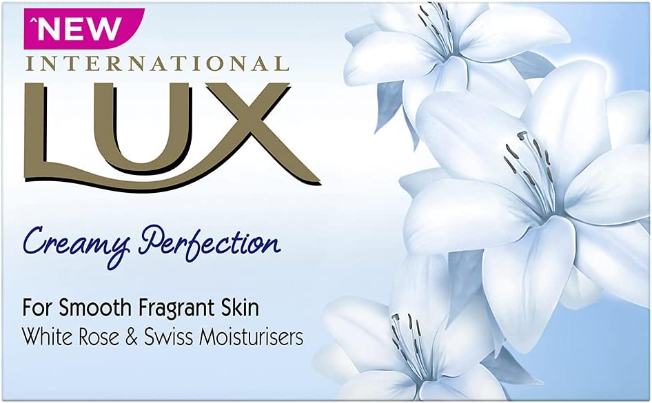 LUX International Creamy White Soap Bar, 125 g