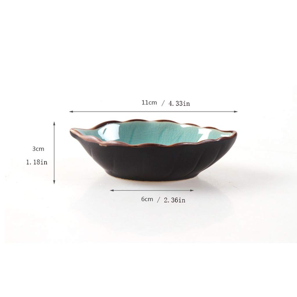 Amazon｜CXJJ 醤油皿中国の陶磁器醤油4 PCSの形の食器セットのための