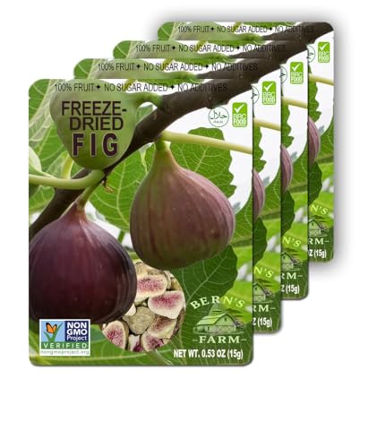 Freeze-Dried Figs (No Sugar Added) – Healthy, Gluten-Free, Crispy &