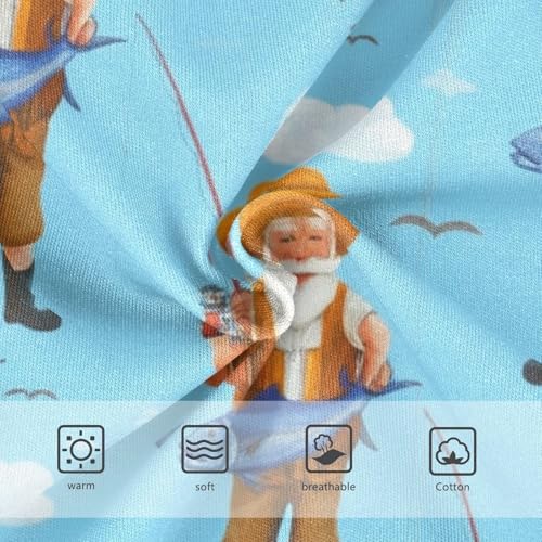 Cute Fisherman Sky Blue Girls Underwear Toddler 2t Cotton Little Girl Panties Stylish Briefs Undies Kids3