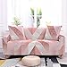 FANSU Funda de Sofá Elasticas Ajustables Decorativa de Sala Estampado Rosa de Lujo de Moda, Funda para Sofá 1/2/3/4 Plazas Antisuciedad Cubre Sofa con 1 Funda de Cojín (Geometría,2 plazas)