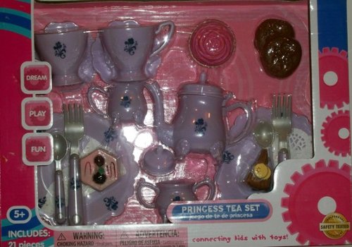 21 Piece Princess Tea Set