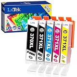 【LxTek】BCI-371XL BCI-370XL 互換インクカートリッジ Canon用 インク 371 370 5色セット大容量/説明書付/残量表示/個包装 TS5030 TS5030S TS6030 TS8030 MG7730