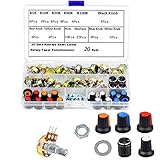 potenciometro logaritmico 50k stereo ＊Adecuado para＊: Ajuste superior: lineal individual tipo B. Características: eje estriado. Fuente alimentación: AC 220V-6A.