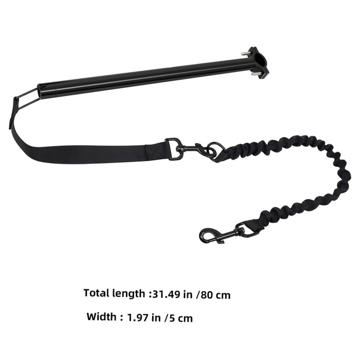 ifundom 1 Set Bike Mount Pet Dog Leash Durable Pulling Rope for Dogs Easy to Install for Bike Riding Ergonomic Handle for Comfort for Hiking Jogging Travel