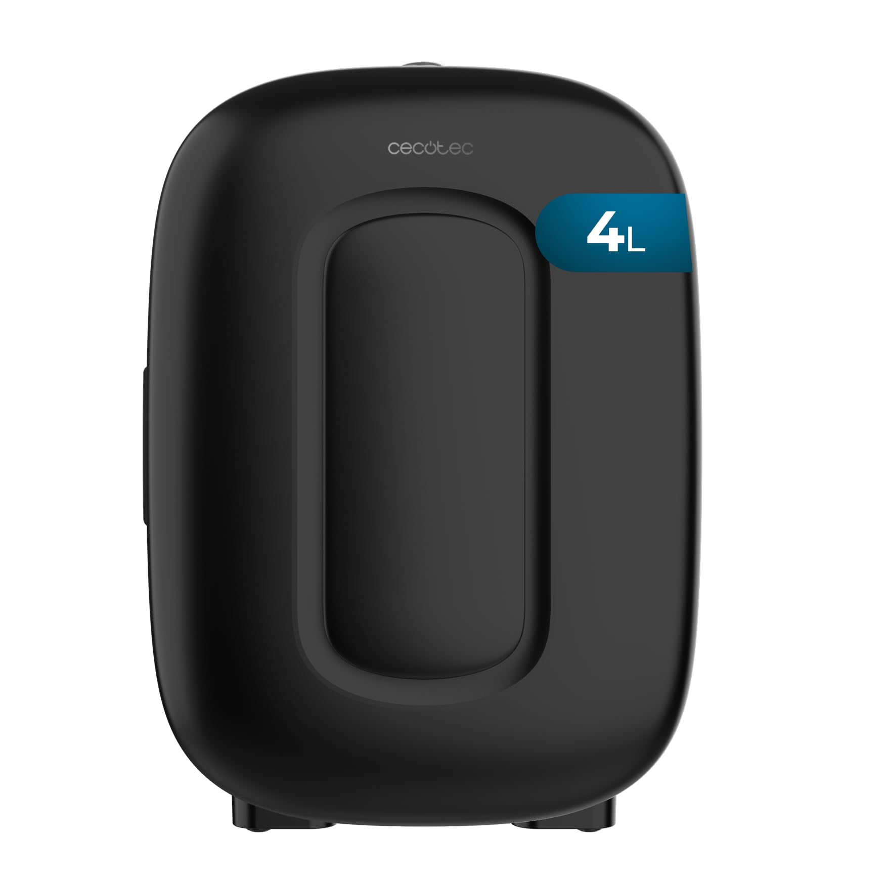 Cecotec Mini Frigorífico Bolero MiniCooling 4L Capri Black. Funciona a 12V y 220V, Ideal para Coche y Caravanas, Función de Enfriamiento y Calentamiento, Rango de 7 a 50 Grados, Fácil Transporte