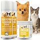 Erste Hilfe Set Hunde Wundspray Hund Silberspray Hund & Lebertran Zinksalbe 2x0,1 0,25l Wund Spray Katze - Lebertran-Zinksalbe bei Wunder Haut mit Zink für Tiere I Zinksalbe Wundsalbe Katze Juckreiz