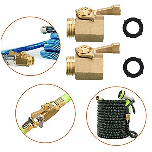 Slangafschakeling Tuin Heavy Duty Brass 3/4 Inch Hexagonal Single-Way Kogelklep 2pcs Praktische DIY Tools - Image 7
