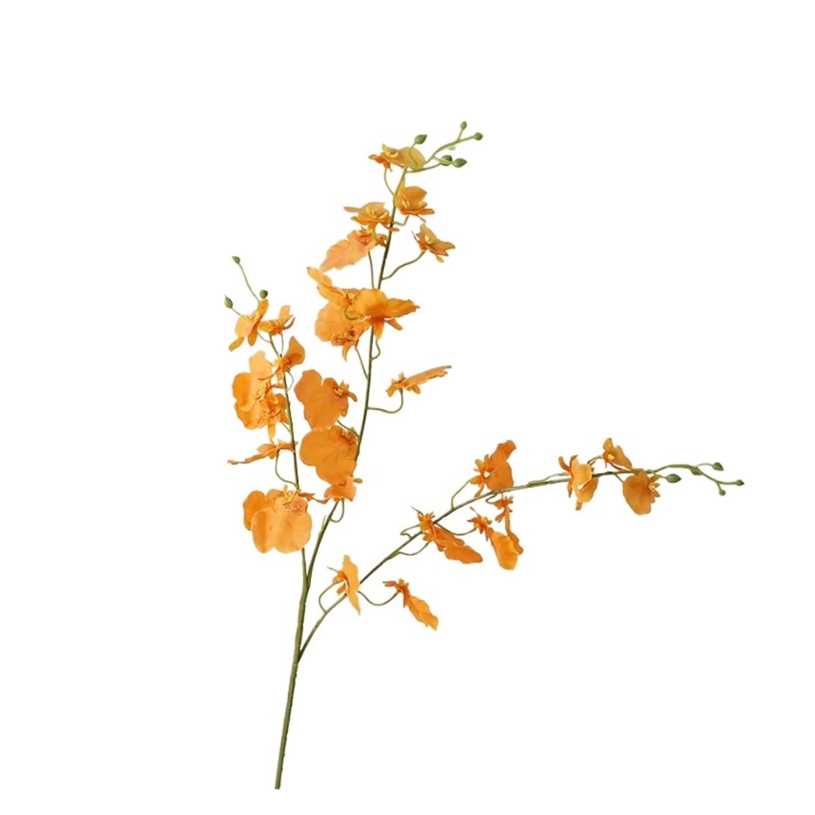 Casetlong 4Pcs Artificial Flowers Indoor Home Decoration Ornaments Wedding Flower Arrangement(Orange)