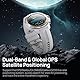 Mibro GS Explorer - GPS Multisport Smartwatch 1,32 AMOLED, Dual-Frequency GPS Sportuhr 10ATM Wasserdicht, 150+ Sportmodi, Outdoor Laufen Radfahren Tauchen Bergsteigen Wandern(Schneeweiß)