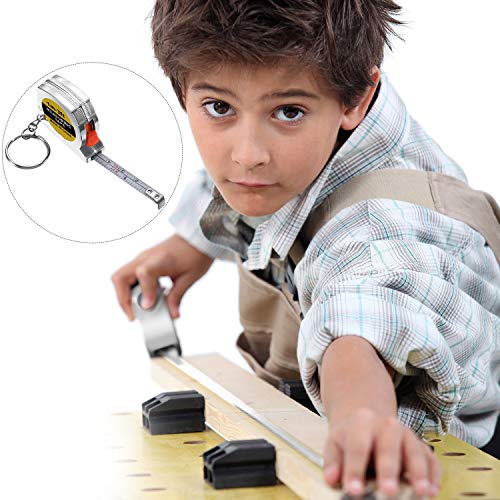 Meekoo MEEKOO-KEYCHAINS-01 12 Pieces 1.5 Inch Tape Measure Keychains Functional Mini Tape Measures thumb #3