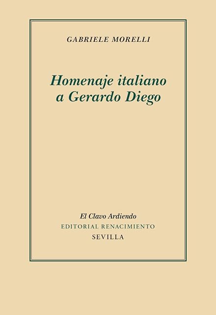 Portada de Homenaje italiano a Gerardo Diego