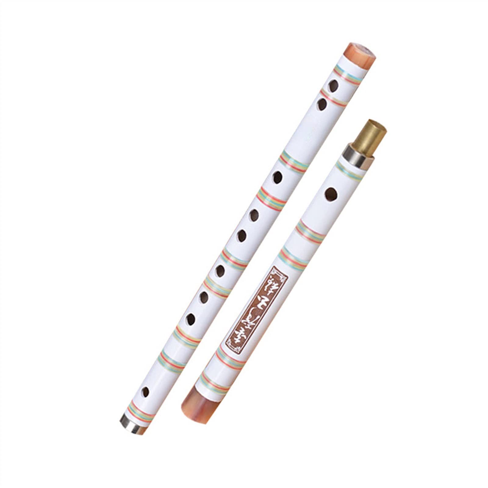 Flauto Orizzontale in bambù Amaro Bianco A 2 Sezioni per Principianti Che Suonano Il Flauto di bambù Professionale Principiante Flauto di bambù (Color : G)
