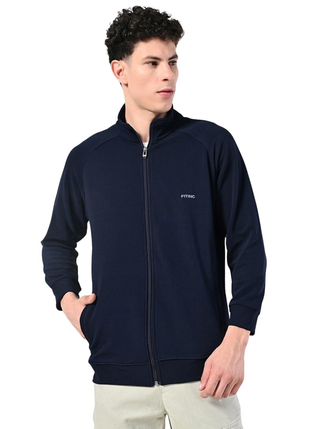 fitinc Stretchable Jacket for Men - Gym, Workout, Jogging, Yoga and Sports-picture-43