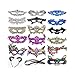 Produktbild N/C Halloween Dress Up Set Venezianischen Maskerade-Maske für Halloween Karneval Halloween Augenbinde Party Tanz Karneval Hochzeit Masquerade Lidschatten Rollenspiel Kostüm Zubehör