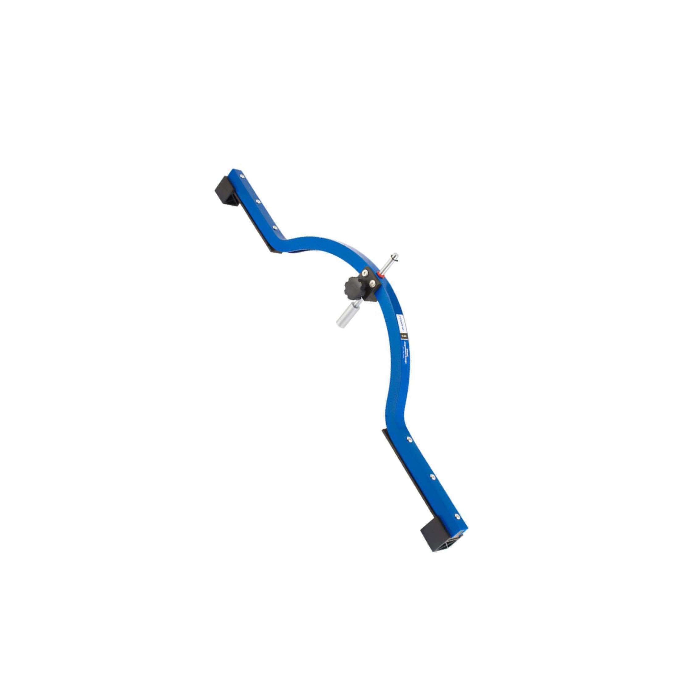 Medidor de alineación de ruedas portátil para herramienta práctica para platos 12 a 29 pulgadas, color negro, Azul