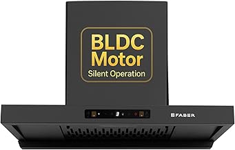 Faber Coral 75cm 1500m³/hr BLDC Autoclean T-Shape Chimney | Built In Oil Collector | Touch & Gesture Control | 12Yr Motor,2Yr Comprehensive Warranty by Faber | Hood Coral BLDC FL HC SC BK IN 75