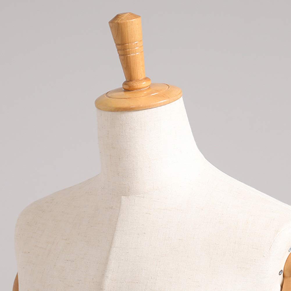 Soporte de torso ajustable para maniquí con brazo extraíble y soporte para zapatos para exhibición de ropa y joyas — view 5