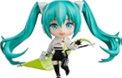 Good Smile Hatsune Miku GT Project: Racing Miku (2022 Ver.) Nendoroid Action Figure, Multicolor