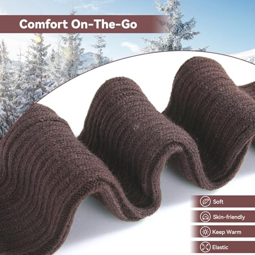 Image of Passionbility Leg Warmers for Women 80s, Ribbed Knit Long Socks Leg Warmer