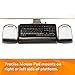 3M Keyboard Tray with Adjustable Keyboard and Mouse Platforms, Turn Knob to Adjust Height and Tilt, Swivels and Stores Under Desk, Gel Wrist Rest and Precise Mouse Pad, 17.75