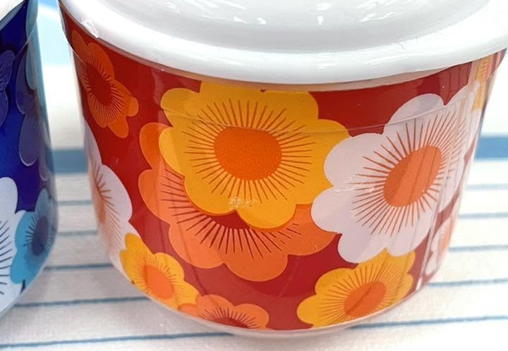 美品 昭和レトロ 花柄調味料ケース レトロ 赤い花柄調味料入れセット 楽天市場】花柄（調味料入れセット