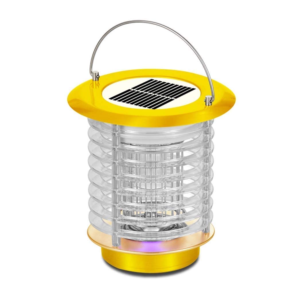 Trappola per zanzare Lampada solare antizanzare Lampada antizanzare portatile da esterno, anti mosche impermeabile, doppia funzione: anti insetti e luce da giardino combinata, anti zanzare a LED alim