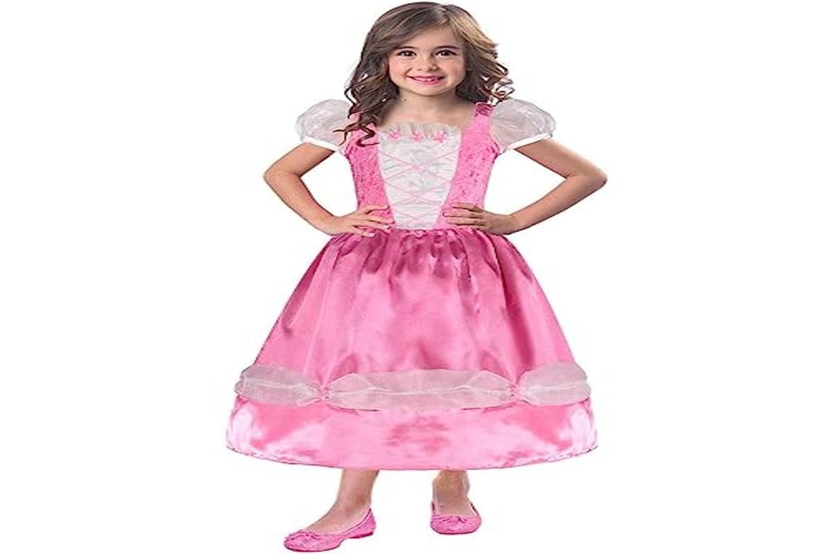 amscan (PKT) (9904542) Child Girls Reversible Princess/Pirate Costume (3-4yr)
