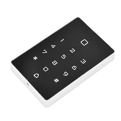 Ubersweet IC Card Door Keypad, Access Control Keypad High Durability Stable Performance Wide Application Premium ABS 2000 Users for Laboratory for Factory for Warehouse