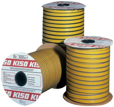 KISO Joint d'étanchéité EPDM 141 KISO-15x3 mm-Marron-Rouleau 100 mL-1413x15BR