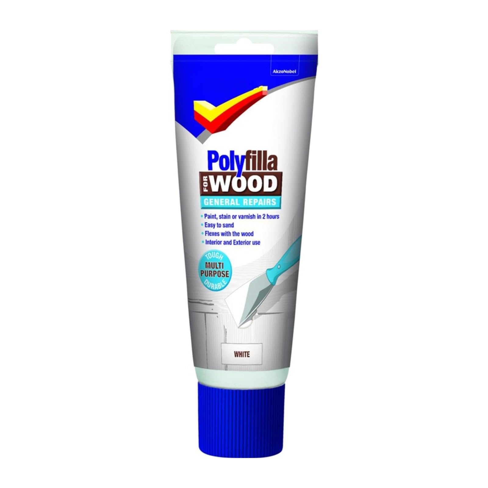 Wood Filler for Repairs, Durable, Crack Resistant, Smooth, Easy Application, Fast Drying, Long Lasting Restoration, Ideal for Carpenters, Decorators, Contractors & DIY Home Improvement (330 g)
