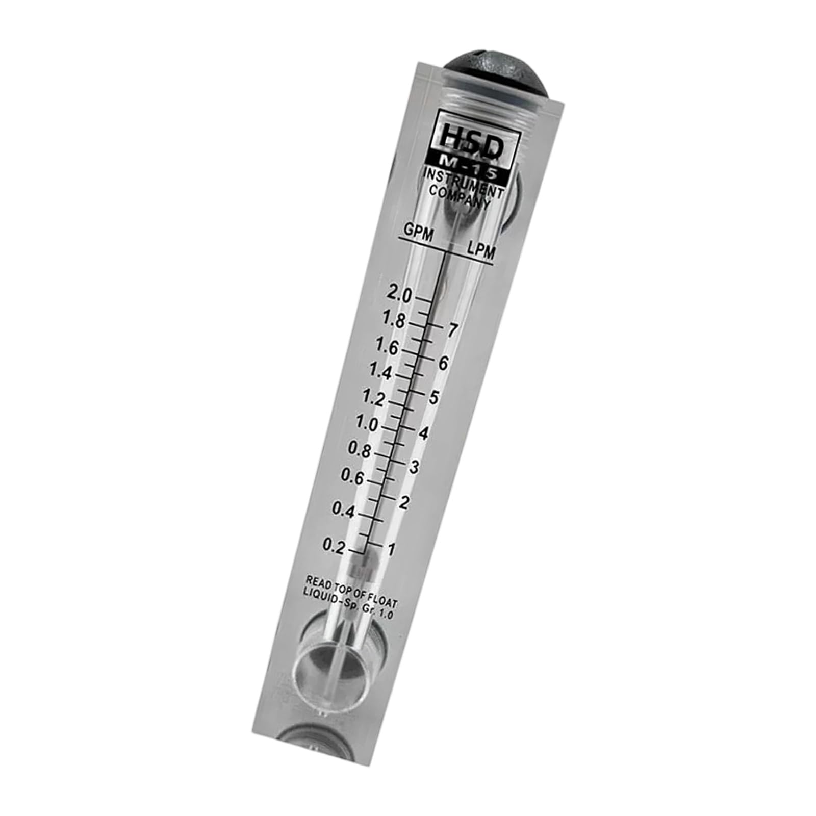 Ordinaryone 2 Gallons Compact Liquid Meter For Agriculture Applications With Stable Clear Display Acrylic Stream Meter