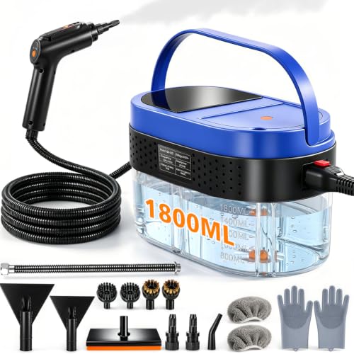 Image of Steam Cleaner for Home & Car, 2500W Handheld Steamer for Cleaning