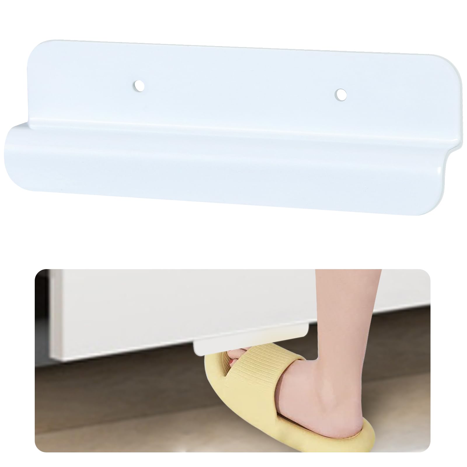 Sozize Cabinet Foot Pull for Trash Can - Touchless Handle for Full