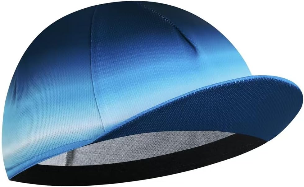 Corsehild Fietspet voor dames en heren, fietsmuts onder helm, ademend en zweetabsorberend polyester, Bij-19, Eén maat