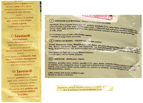 Dolciando: Cookie Set Of Italian Specialties! (Amaretti, Cantuccini, Savoiardi, Sfogliatine Glassate) [ Italian Import ] #TOP6