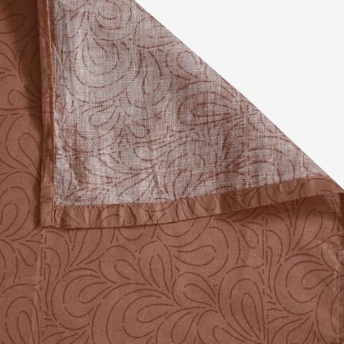 Image of Swayam Veda Collection Superior Comfort Pure Cotton 160 TC Floral Print King Bedsheet with 2 Pillow Covers - Green