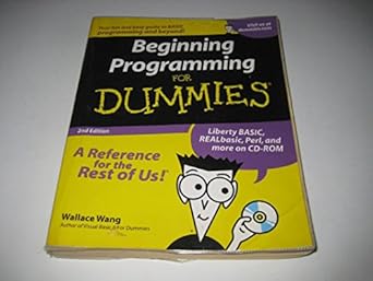 Beginning Programming For Dummies: Wang, Wallace: 9780764508356: Amazon ...