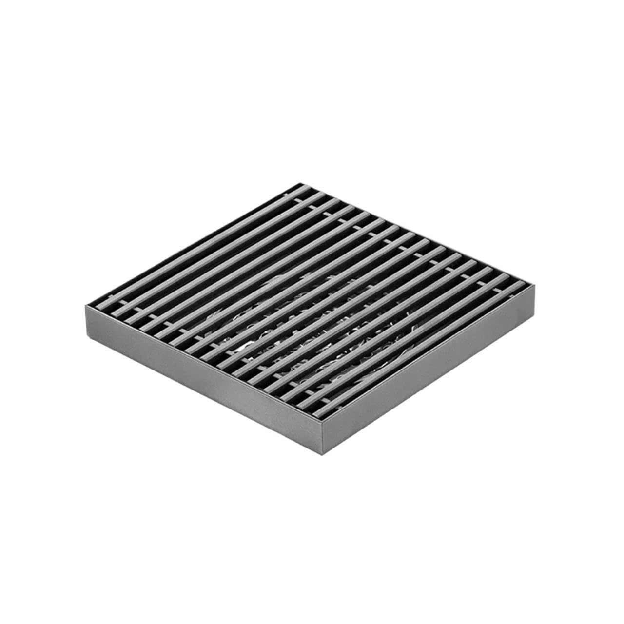 Stainless Steel Drainage Grate, Drain Cover Thickened 304 Stainless Steel Large Displacement Floor Drain In The Bathroom(10x10cm Q)