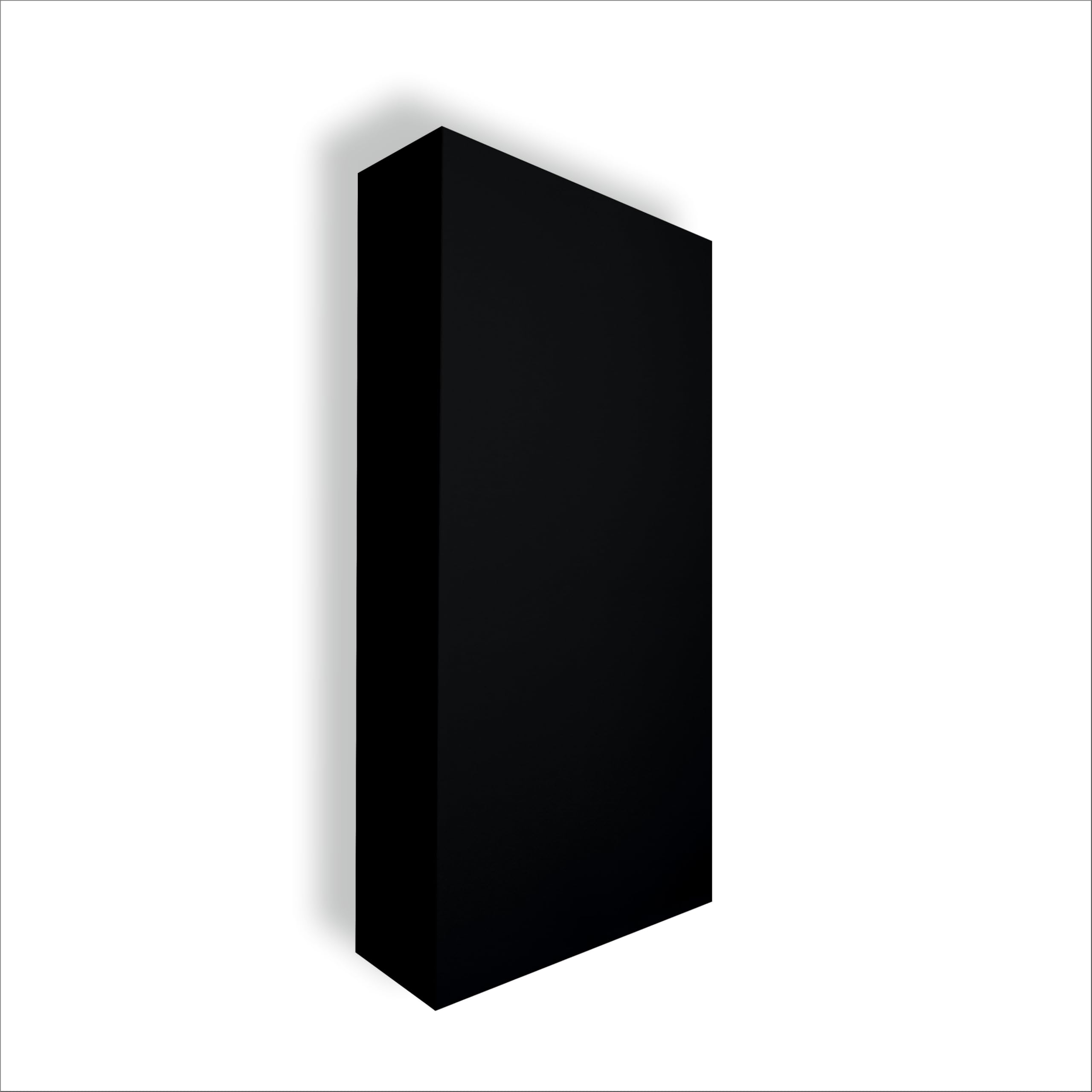 STOP SOUND Pannello Acustico Fonoassorbente Bass Trap Extreme, pannelli fonoassorbenti alte prestazioni 124X64X15 Cm(Nero)