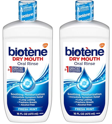 Mouthwash for Dry Mouth, Fresh Mint, 16 fl oz, 2 Pack