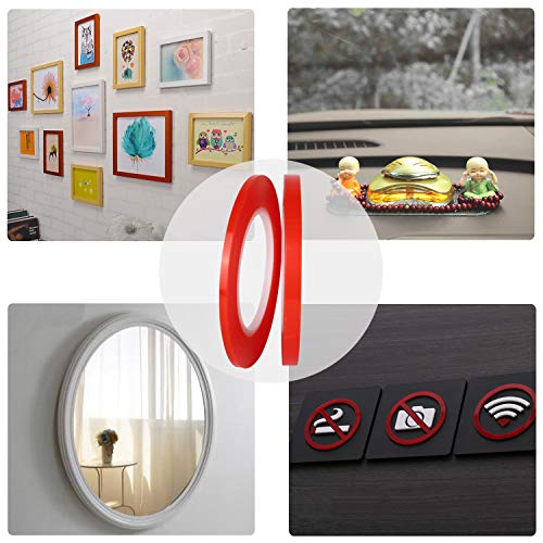 Kaisiking Double Sided Adhesive Tape 5Mm / 10Mm X 25M Heat Resistant High Adhesion Transparent Acrylic Tape, Lcd Screen Repair Sticker For Cell Phone Touch Screen Repair #TOP5