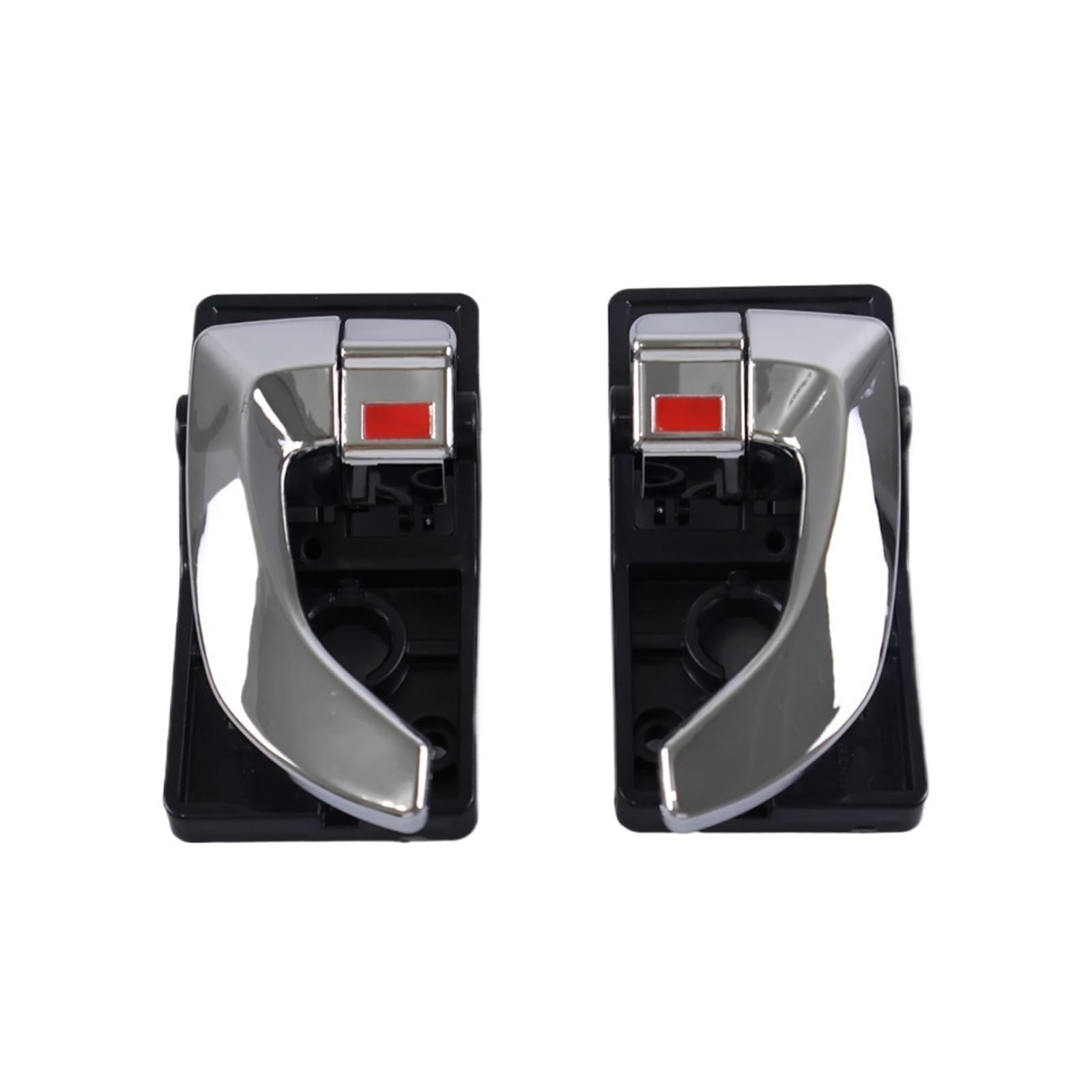 Jkswzma Car Inner Handle for Hyundai for Tucson 2005 2006 2007 2008 2009 Front Rear Door Inner Handle(Chrome 1pair)