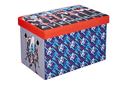 Marvel Avengers Endgame Toy Box Chest, Sturdy 24 Storage Bench